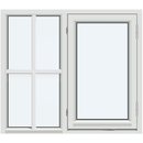 Med 1 vannrett og 1‏‏‎ ‎loddrett‏‏‎ ‎sprosse