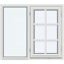 Med 2 vannrette og 1 loddrett‏‏‎ ‎sprosse