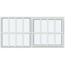 Med 1 vannrett‏‏‎ ‎og 6 loddrette‏‏‎ ‎sprosser‎