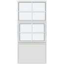 Med‏‏‎‏‏‎ 2‏‏‎ ‎vannrette og 1 loddrett‏‏‎ ‎sprosse, panel