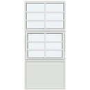 Med‏‏‎‏‏‎ 4‏‏‎ ‎vannrette og 1 loddrett‏‏‎ ‎sprosse, panel