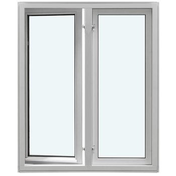 Sidesving vinduer (Med to rammer, utadslående)